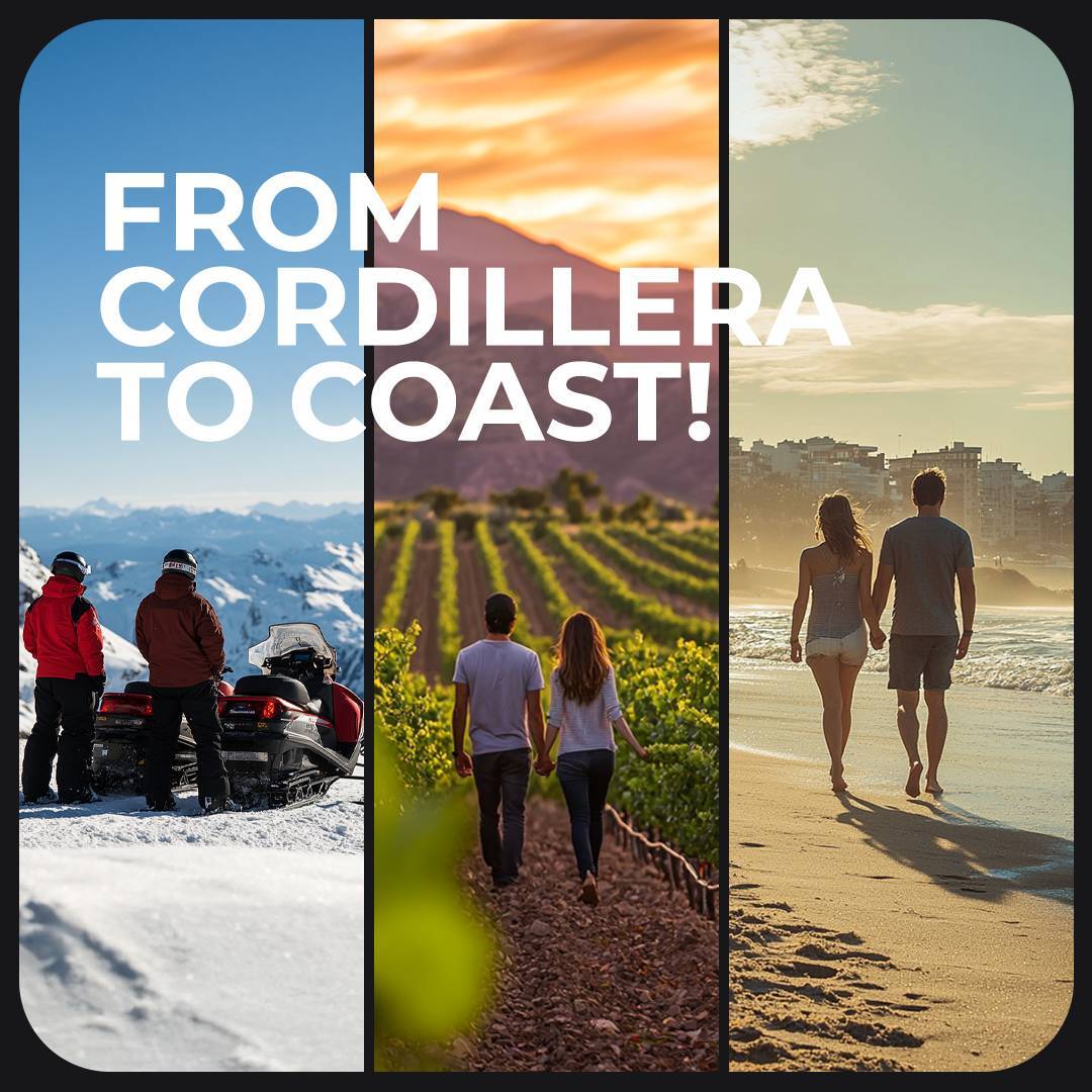 Chile: City, Snow & Coast