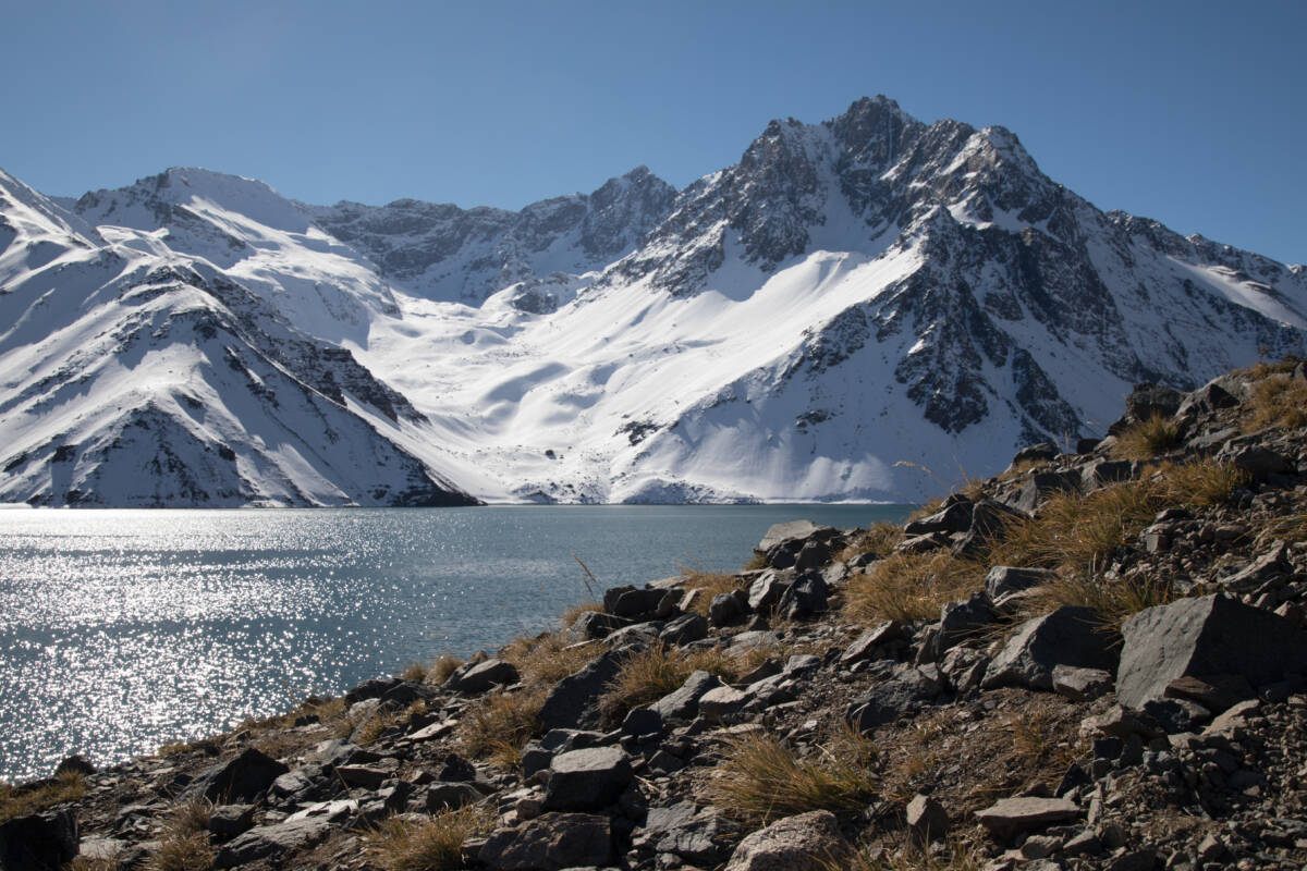 Embalse el Yeso in Chile.